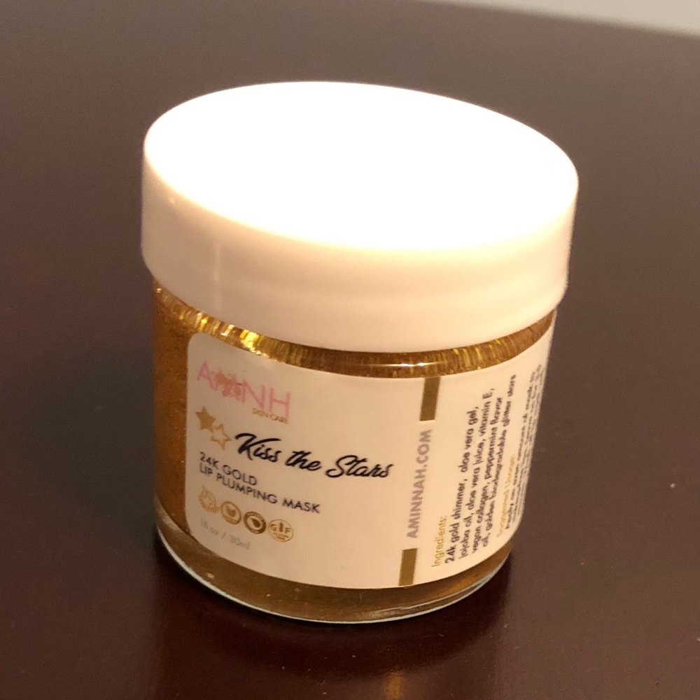 AMNH aminnah Kiss The Stars 24K Gold Lip Plumping Mask